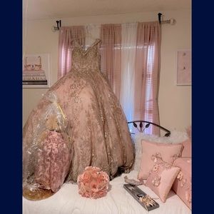Quinceañera dress, size 8, $600